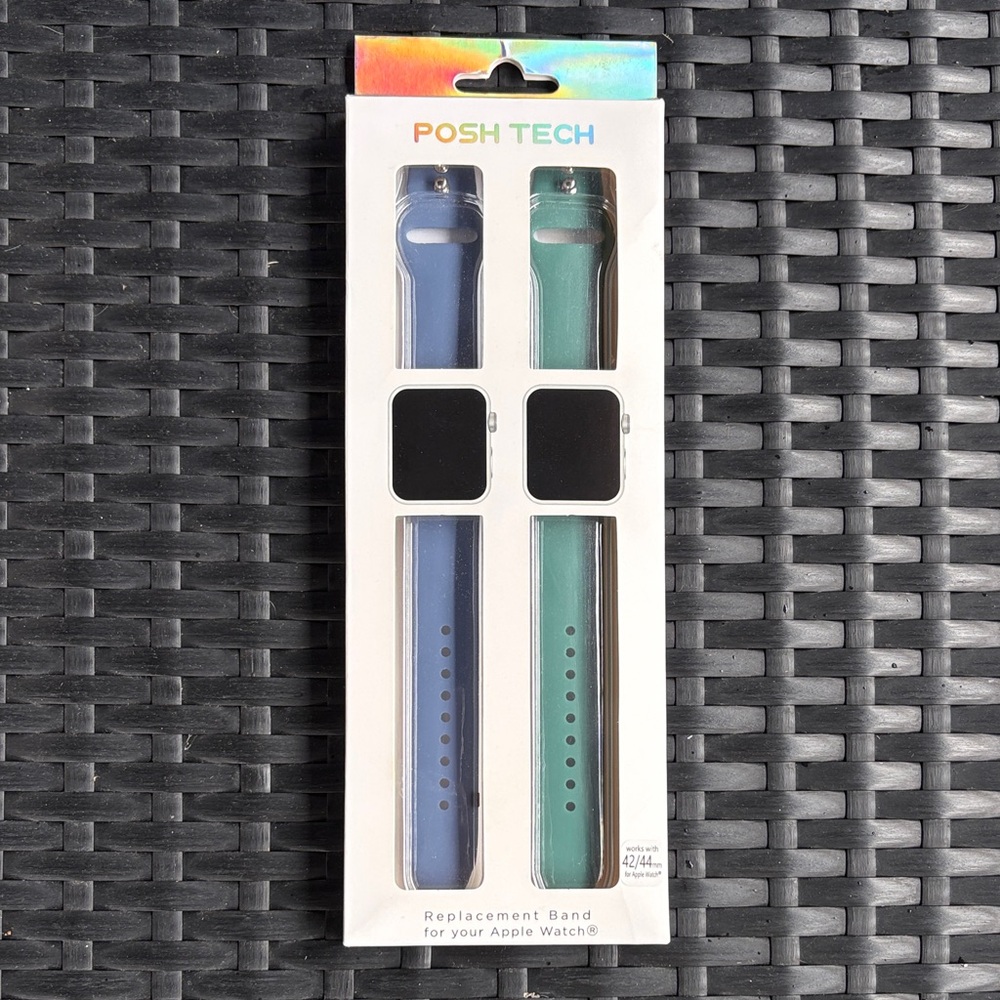 Blue and Green Replacement Bands for Apple Watch